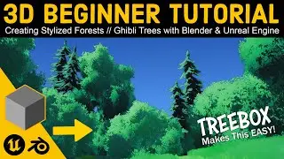 Create a AAA Ghibli Forest in Blender & Unreal