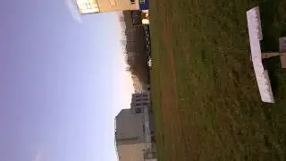 Самолет из картона пуск 3