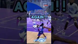 2K25 Ja Morant DROPS Donovan Mitchell AGAIN 🤯 #gaming #2k25 #jamorant #anklebreakers