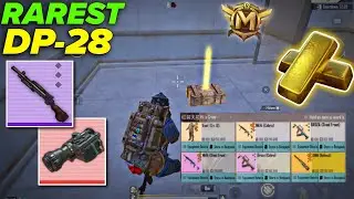 Rarest DP-28 + Thermal Scope | no Mk14 & No Launcher❌️ | PUBG METRO ROYALE 