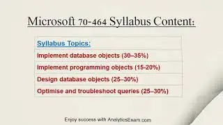 How to Prepare for 70-464 exam on Developing Microsoft SQL Server Databases?