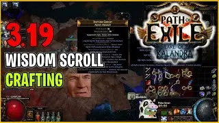 ⚡ POE 3.19 ⚡ Donk_Aeden - Wisdom Scroll Crafting
