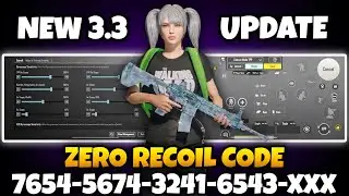 BGMI SENSITIVITY SETTINGS | BGMI SENSITIVITY CODE 🔥 TODAY | BGMI 4 FINGER CONTROL CODE.