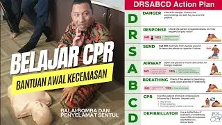 Belajar cara-cara melakukan CPR | Asas Bantuan Kecemasan | Mengamalan Kaedah DRSABCD