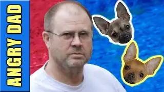 ANGRY DAD DESTROYS FENCE and FLEES PUPPIES!