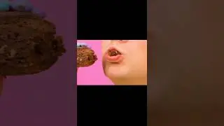Eating sweet pizza