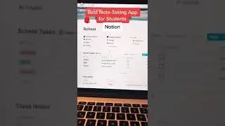 Notion for Students - best Notetaking App 