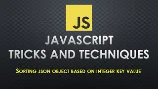 How to sorting JSON object based on Year or Integer key value | Sorting JSON array of object