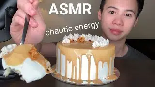 ASMR eating a whole cake 🍰 at 2am so you don't have to #2