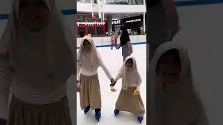 PERTAMA KALI MAIN ICE SKATING @resindaparkmall6104