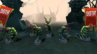 Splattering Forcipule Venomancer custom animation preview Dota 2
