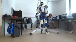 He calibrado y lanzado el controlador por mi mismo! robot HRP4