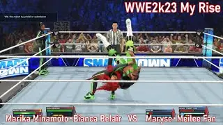 Marika Minamoto・Bianca Belair　VS 　Maryse・Meilee Fan