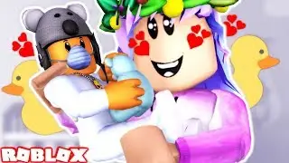 A VIDA DE UM BEBÊZINHO no ROBLOX! - Adopt me! 👶