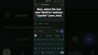 How to create Spoiler message in Discord using Slash commands 