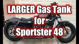 Sportster 48 Gas Tank upgrade!