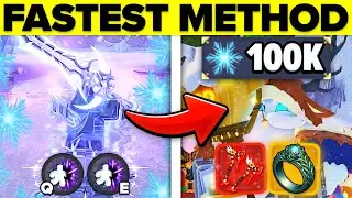 How To FARM SNOWFLAKES FAST In Dungeon Quest!