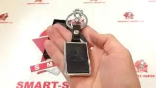 Брелок Mitsubishi Металл + кожа с тиснением