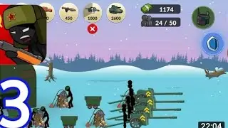 Stickman WW2 - Walkthrough gameplay Deadly Weapon All Levels 17-24 [Part 3]