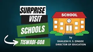 A Surprise visit to schools | Directorate of Education