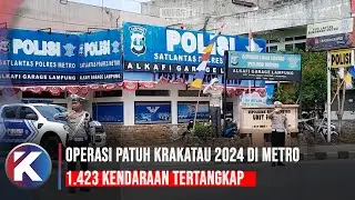 1.423 Pengendara Terjaring Razia di Metro Lampung