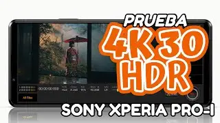 SONY Xperia Pro-I PRUEBA con el 4K HDR en el NUEVO OASIZ Madrid