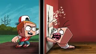 Minecraft - Who's Your Daddy? BABY BULLY BREAKS INTO THE HOUSE!