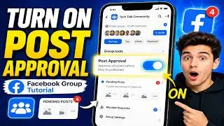 How to Turn On Post Approval in Facebook Group (Easy 2026 Tutorial)