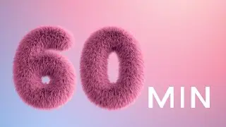 Pink Gradient 60 Minute Timer | Busy ❌ Productive ✅