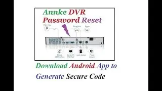 CCTV ANNKE DVR PASSWORD RESET BACKDOOR EXPLAINED
