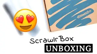 MY FIRST SCRAWLRBOX UNBOXING 😱 Testing an old Scrawlrbox 🎨