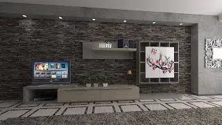 SketchUp стенка серая ч 1