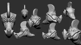 Stylized Raptor Speedsculpt #2