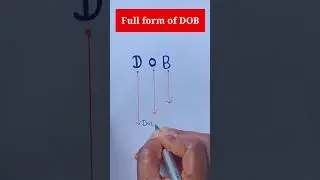 Full form of DOB.