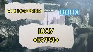 ШОУ «БУРЯ» Москвариум на ВДНХ