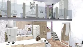 YOUTUBERS LOFT + CC LINKS  | The Sims 4 | Speed Build