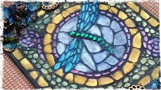 Dragonfly Mosaic Stencil Tutorial