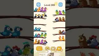 Bird Color Sort Puzzle Level 385 Solution