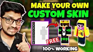 How To Make a Custom Minecraft Skin For Java and Bedrock | How to make Skin like Senpaispider