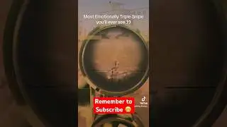 Most EMOTIONAL Triple Snipe ever in Warzone