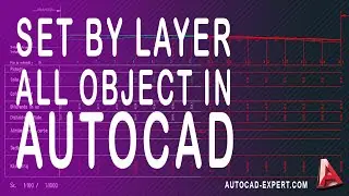 How to Set By Layers all objects in autocad? Autocad Tutorial For Beginners