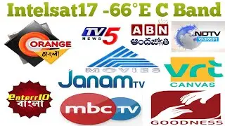 Intelsat 17-66° East || Dish setting @ channel list || 6 feet prime focus dish antena