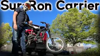 Review - Surron hitch carrier.  No Truck, no problem! Quick and easy Sur-ron  transport for your car