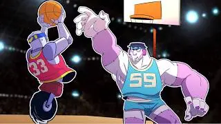 ONLY Scoring 3 Pointers to WIN in BasketBrawl