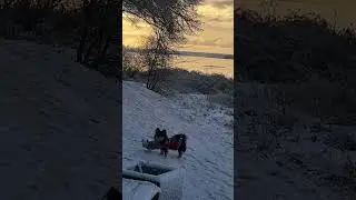 Рига. Первый снег. Тhe first snow ❄️ 