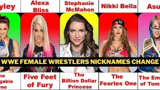 WWE Female Wrestlers Nicknames |WWE Women Wrestlers Nicknames |WWE  Women Wrestler Name Changes