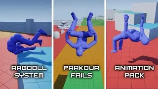Parkour Fails Unreal Engine 4 ALS V4 (Ragdoll System x Flip Animation Pack)