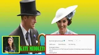 Kate Middleton and Prince William celebrate when their Instagram account reached 10MILLION followers