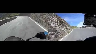 Riding Down Stelvio Pass, North Side