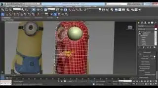 Миньон Modeling Minion 3d max. ARR studio